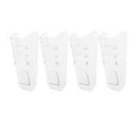 Homoyoyo Cubrezapatillas Transparentes para Peluquería Protectores de Pies de Plástico Extendidos Talla 41-44 2 Pares Funda Protectora Anticaída para Salón y Cortes de Pelo Profesional