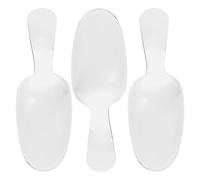 Homoyoyo Cucharas de Postre de Acero Inoxidable 3 Piezas Mango Corto, Cucharas para Helado Multifuncionales, Utensilios para Cocina y Té en Hogar