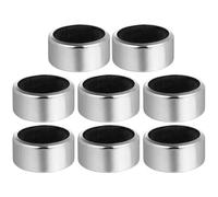 Homoyoyo de Antigoteo Diseño Elegante y Funcional 8 Piezas para Botellas de Vino de Acero Inoxidable Plata Goteos y Protege Superficies para Barra y Mesa