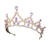 Homoyoyo de Cristal Lujosa para Boda y Cumpleaños Diadema Decorativa con de Rhinestone Tocado para Novia y Fiesta Elegante