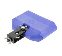 Homoyoyo De Percusión Latina Portátil Azul, Bloque De Cencerro De Plástico Resistente Abrazadera, Accesorio Para Batería y Soporte De Percusión, Sonido Nítido y Fácil Transporte