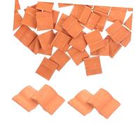 Homoyoyo de Tejas Miniatura Realismo y Creatividad 50 Piezas de Arcilla para Decoración de Maquetas Manual en Mesas de Micro Paisaje para Niños