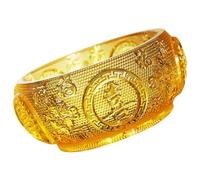 Homoyoyo Decoración de Cristal Adorno de Mesa Estilo Tradicional para Hogar y Oficina Estatuilla de Fortuna y Prosperidad para Año Chino Regalo Festivo y Decoración Ambiental