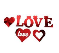 Homoyoyo Decoración Del Corazón Aula Oficina Decoration Ornamento Decoración De San Valentín Enamorado Pet Red