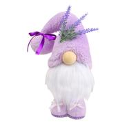 Homoyoyo Decoración Enano Lavanda de Púrpura Adorno de Peluche para Bandeja Decorativa de Hogar Estilo Nórdico para Casa y Navidad