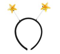 Homoyoyo Diadema Accesorio Tela Amarillas para Metal y de Fiesta Estrellas Varios Versátil y Compatible en Cabello Peinados Bodas y Cumpleaños