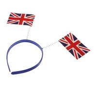 Homoyoyo Diadema Bandera del Reino Unido 3d, Aro Cabello para Mujeres y Niñas, Accesorio Ligero y Seguro para Fiestas, Disfraces y Celebraciones Patrióticas