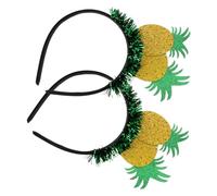 Homoyoyo Diadema Creativa Piña Para Pelo 2 Unidades Tamaño Único Ligero Femenino Fiesta Verano Accesorios Cabello Fruta Amarillo