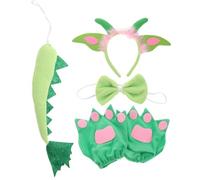 Homoyoyo Diadema de Dinosaurio de Peluche para Accesorio de Disfraz y Cómodo para Halloween y Fiestas Temáticas Incluye Orejas de Pterodáctilo y para Rol y Celebraciones Infantiles