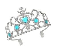 Homoyoyo Diadema de Princesa Diseño Creativo de Cristal Bonito Adorno Cabello para Niñas Tiara para Niñas para Fiestas de Cumpleaños y Eventos de Princesas