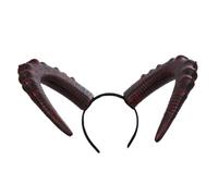 Homoyoyo Diadema Demonio con Cuernos de Antílope para Cosplay y Disfraces de Halloween Accesorio de Fiesta para Adultos y Jóvenes