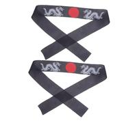 Homoyoyo Diadema Japonesa Samurái Tamaño Único Diadema Ancha Poliéster Hombre Mujer Entrenamiento Karate Cosplay Cabeza