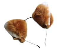 Homoyoyo Diadema Peluda Orejas De Gato Diadema De Piel Sintética Cómoda Orejas De Animales Para Fiestas De Mascarada Adorno Decorativo Cabello
