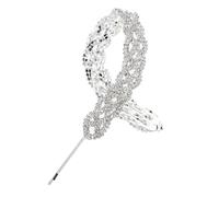 Homoyoyo Diadema Trenzada con Cristales y Pinza para Cabello Mujer Diseño Elegante para Bodas y Fiestas Accesorio Duradero de Metálica con Brillo Rhinestone para Novia y