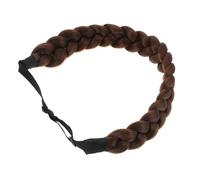 Homoyoyo Diadema Trenzada de Cabello Banda Ajustable para Mujer Trenza de Pelo Falsa de Alta Temperatura Accesorio de Cabello Medieval para Fiestas y Eventos