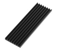 Homoyoyo Disipador de Calor SSD de Aluminio Negro con Almohadilla Térmica Kit de Enfriamiento Pasivo para Computadoras Portátiles y Minicomputadoras Disipación Térmica Fácil Instalación