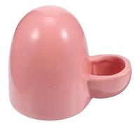 Homoyoyo Dispensador de Agua para Hámsteres Mini de Cerámica Rosa Fuente de Agua para Pequeños Animales Bebedero Silencioso para Mascotas Pequeñas como Pájaros Ratones y Erizos
