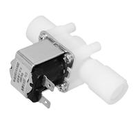 Homoyoyo Electroválvula Solenoide de Agua 24v Dc Normalmente Cerrada, Plástico Rosca Externa Paralela de 1/4, Válvula Solenoide para Control de Riego Agrícola E Industrial