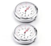 Homoyoyo Esfera de Reloj de Cuarzo DIY y Dial de Llavero para Enfermera, Vidrio Resistente, 2 Piezas, Accesorio Creativo para Relojes de Bolsillo, Uso Manual y Estilo Aleatorio