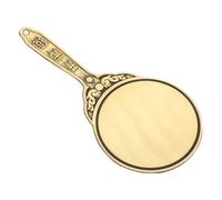 Homoyoyo Espejo Bagua de Cobre Dorado para Decoración Feng Shui del Hogar