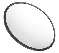 Homoyoyo Espejo Convexo de Seguridad Negro de 30 Cm para Tráfico Exterior Material Plástico Pc, Visibilidad Clara y Reducción de Puntos Ciegos en Garajes y Tiendas