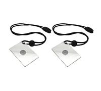 Homoyoyo Espejo Reflectante para Señalización de Supervivencia al Aire Libre, 2 Piezas, Multifuncional para Senderismo y Acampada, Sistema de Puntería de Precisión, Protección Antigolpes,