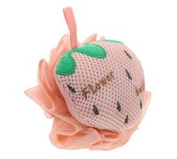 Homoyoyo Esponja De Baño Exfoliante Forma De Fresa 1 Unidad Grande Malla Suave Para Cuerpo Adultos Niños Ducha Diario Empaquetado Individualmente