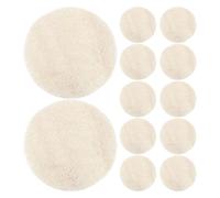 Homoyoyo Esponjas Exfoliantes de Lufa Naturales 7 CM 12 Unidades Almohadillas Faciales y Corporales para Limpieza Profunda Purificación Piel Uso Unisex para Ducha y Spa