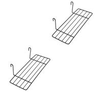 Homoyoyo Estante De Pared De Rejilla De Hierro para Jaulas De Pájaros - Plataforma Decorativa De Hierro con Acabado Nacarado - Ideal para Exhibir Accesorios y 1 Pieza