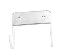 Homoyoyo Estante Organizador De Baño Organizador De Plancha Electrica Soporte para Tabla De Planchar Gancho De Pared De Servicio Pesado Black Metal Acero Inoxidable Placa Metálica