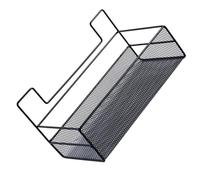 Homoyoyo Estante Organizador de Pared para Baño sin Taladro Cesta Colgante de Alambre Negro Grande Estante de Almacenamiento para Ducha y Toallas Adecuado para Baño y Cocina