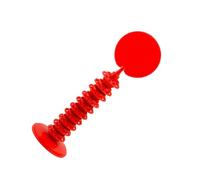 Homoyoyo Estante Plástico Rojo para Piruletas Multicapa, Expositor de Confitería Compacto y Resistente para Tienda y Supermercado, Soporte de Almacenamiento Ligero para Dulces y Snacks