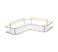 Homoyoyo Estantería de Baño de Acrílico sin Taladro Soporte de Pared Resistente y Ligero para Cepillos de Dientes Champú y Gel Organizador de Esquina para Ducha y Aseo