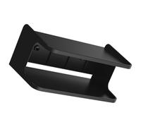 Homoyoyo Estantería de Pared Negra de Doble Nivel para Baño y Dormitorio Organizador Flotante de Esquina Estante Colgante Multifuncional para Almacenamiento y Orden el Hogar