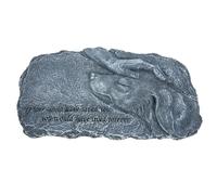 Homoyoyo Estatua Conmemorativa de Resina para Mascotas, Piedra Conmemorativa Color Roca, Figura de Jardín Resistente al Agua para Perro y Gato, Adorno Memorial para Cementerio y Homenaje