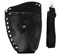 Homoyoyo Estuche para Herramientas de Peluquería Gran Capacidad, Riñonera de Cuero Resistente Cinturón Ajustable, Diseñado para Peluqueros Profesionales en Salones