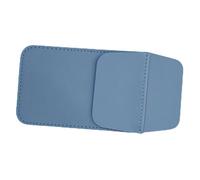 Homoyoyo Estuche para Lápices De Enfermera De Cuero Azul, Tamaño Pequeño, Protector De Bolsillo Resistente a Manchas, Organizador De Bolígrafos para Bolsillo De Camisa, Uso Médico y Profesional