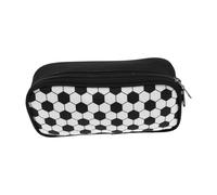 Homoyoyo Estuche para Lápices Fútbol Grande Capacidad Diseño Deportivo Poliéster Resistente Bolsa Organizadora Escolar Adolescentes