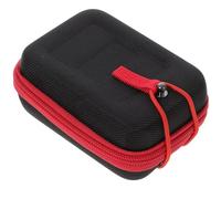 Homoyoyo Estuche Pequeño para Telémetro de Golf Cremallera Roja, Bolsa de Almacenamiento Multifunción de Eva a Prueba de Golpes, Bolsa de Golf Ligera para Exteriores y Uso Doméstico