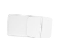 Homoyoyo Estuche Portalápices de Bolsillo de PU Blanco, Protector Versátil para Bolígrafos y Lápices, Adecuado para Escuela y Oficina, Protege contra Manchas y Derrames