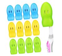 Homoyoyo Estuche Protector De Viaje Para Cepillos Eléctricos - 12 Piezas - Tapa De Gel De Sílice Porta Cepillos Compacto y Ligero Ideal Para Mantener La y Organización En Tus