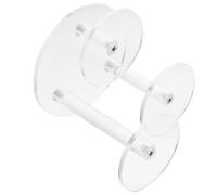 Homoyoyo Expositor Acrílico Transparente para Joyas y Cosméticos, Soporte Organizador de 3 Niveles, Estante para Anillos, Relojes y Coleccionables, Adecuado para Dormitorio y Tocador