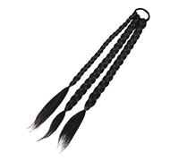 Homoyoyo Extensión de Coleta Trenzada Sintética para Mujer Coleta Postiza con Trenza de Resistente al y Mate Accesorio Cómodo para Peinados de Boxeo y Volumen Adicional