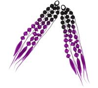 Homoyoyo Extensiones de Ponytail Bubble Trenzadas de Colores para Niñas Accesorio Ligero y Suave con Efecto Linterna para Festivales y Transformación Rápida