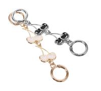 Homoyoyo Extensores de Correa para Bolsos Diseño de Cereza 2 Piezas Cadenas Decorativas Accesorios para Bolsos Modernos para Diario Color Multicolor