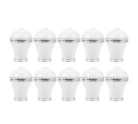 Homoyoyo Extremos para Barra de Cortina 10 Piezas, Tapones Decorativos Plásticos, Color Neutro, Diseño Simple, Accesorios para Barras de Cortinas de Ventana, Decoración Elegante para Hogar