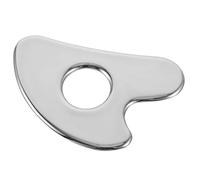 Homoyoyo Facial Inoxidable Herramienta Gua Sha Masajeador Muscular para Cuello y Cara Tabla de Raspado Reutilizable Accesorios de para