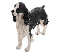 Homoyoyo Figura de Perro Spaniel Estática de 152g Modelo Realista de Cachorro Miniatura para Decoración de Escritorio y Jardín Adorno Coleccionable Educativo Amantes de Mascotas