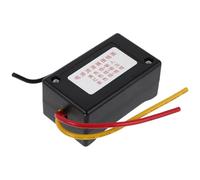 Homoyoyo Filtro de Ruido para Coche Ground Loop Isolator 12v DC, Abs y Núcleo de Cobre, Negro, para Auto Stereo y Subwoofer, Instalación Rápida, Conducción
