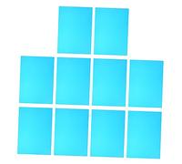 Homoyoyo Filtros De Gel De Corrección De Color para Fotografía, 10 Piezas, Tamaño 30x21 Cm, Película Transparente Azul para Iluminación De Estudio, Arte y Vídeo